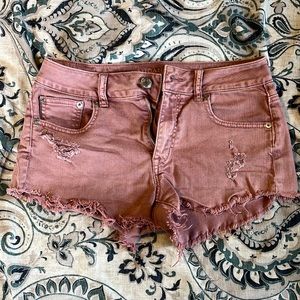 American Eagle Dusty Pink Shorts